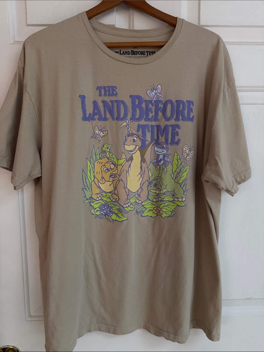 Ripple Junction The Land Before Time Tee - Cream & Purple